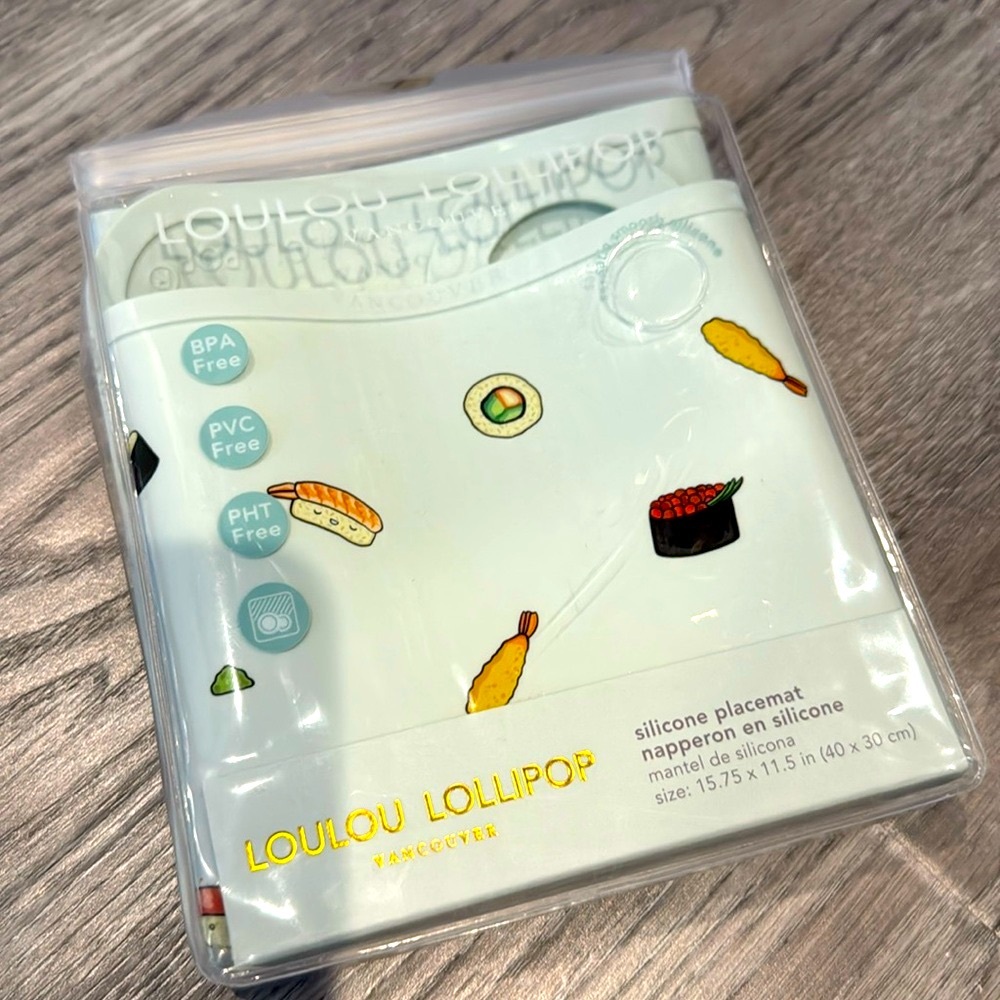Loulou lollipop silicone placemat, Brand new